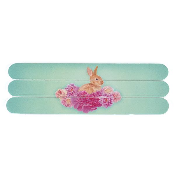 Bunny on Flowers Nail Files