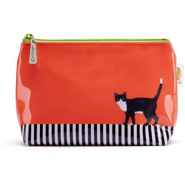 Cat on Stripe Small Bag