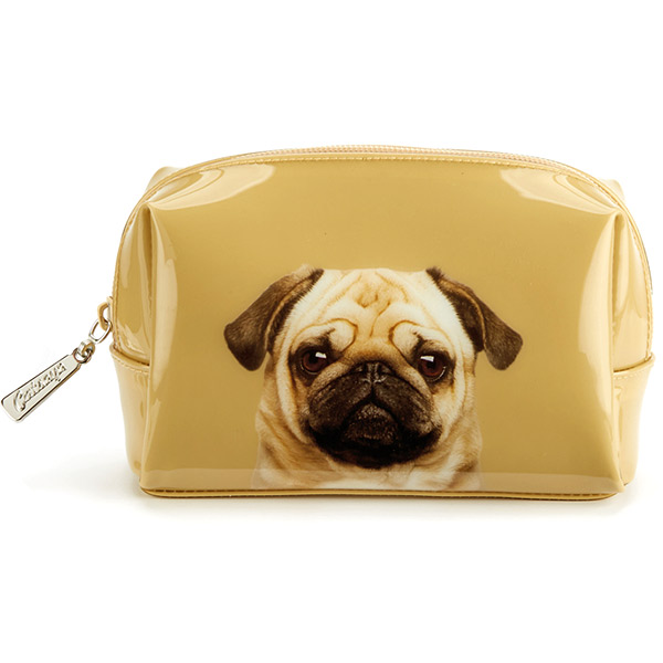 Pug on Caramel Beauty Bag