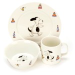 Bashful Puppy Ceramic Bowl Set