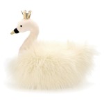 Fancy Swan Fluffy Cushion
