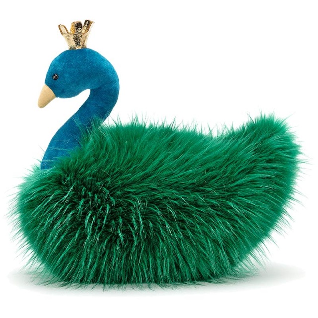 Fancy Peacock Fluffy Cushion