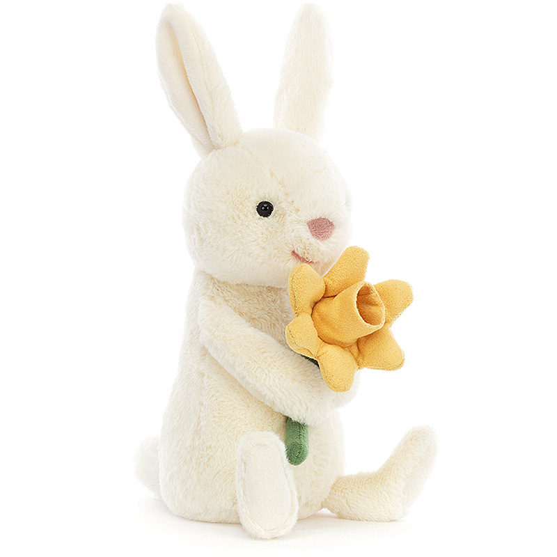 Bobbi Bunny with Daffodil