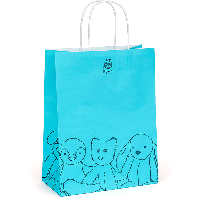 Jellycat Blue Paper Bag