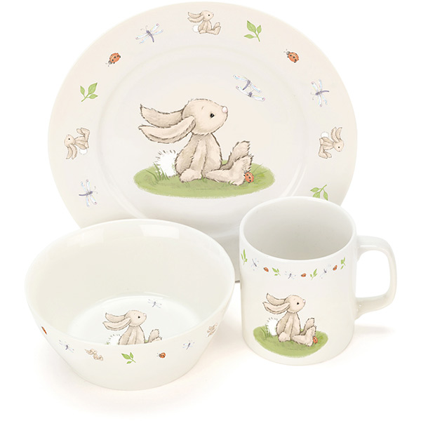Bashful Bunny Ceramic Bowl Set