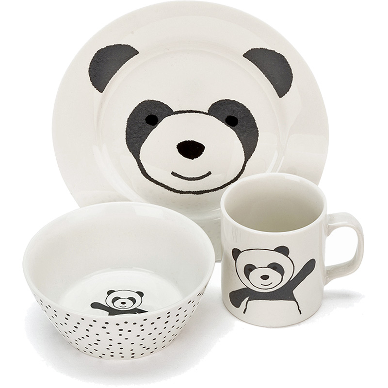 Harry Panda Ceramic Bowl Set