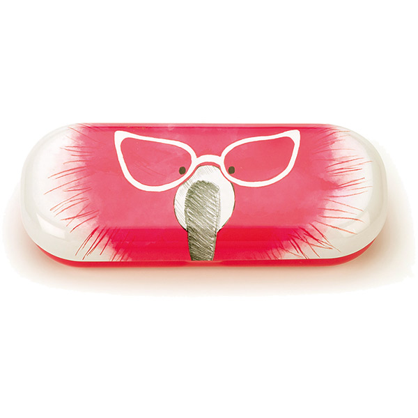 Flaunt your Feathers Flamingo Glasses Case