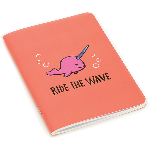 Seas the Day Coral A6 Notebook