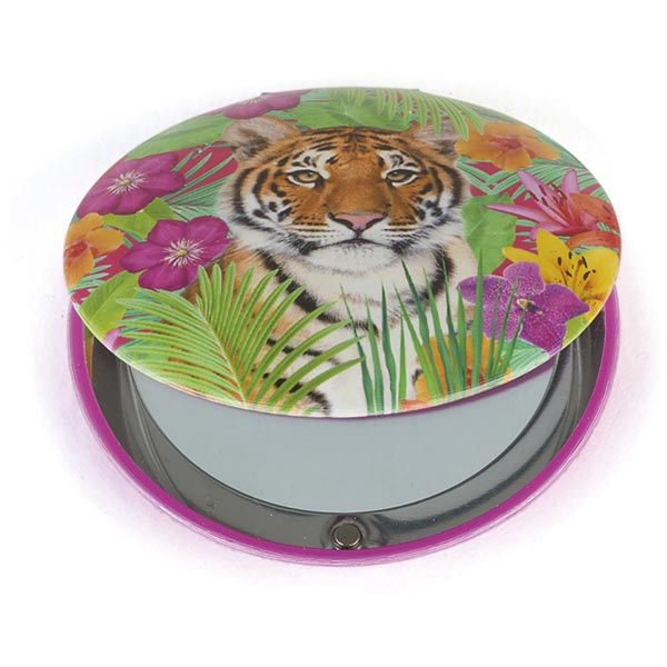Tiger Lily Clam Mirror