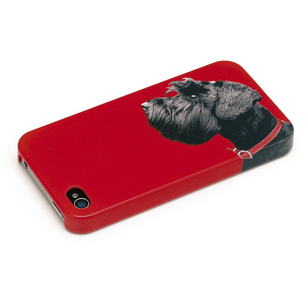 Terrier on Red iPhone Shell