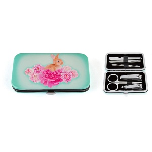 Bunny on Flowers Nail Care Set