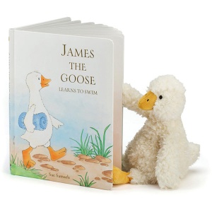 James the Goose Learns to Swim Book
