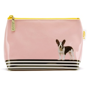 Dog on Stripe Small Bag