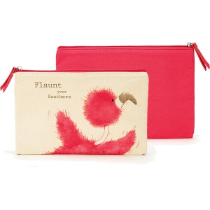 Flaunt your Feathers Large Pouch