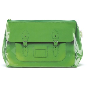 Green Satchel Wash Bag